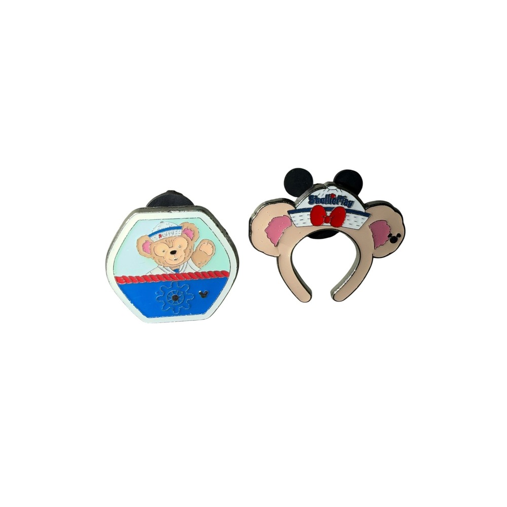 Disney Duffy ShellieMay Hidden Mickey Pin Lot Hong Kong Sailor 2015 2017